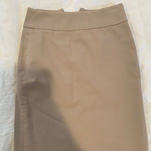 J. Crew No. 2 Pencil Skirt - tan/ khaki-  000